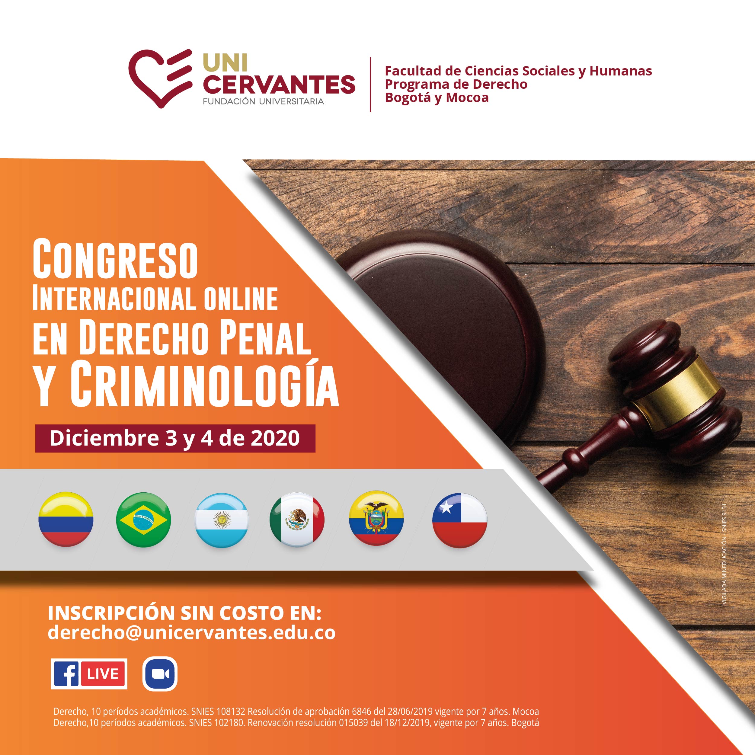 Congreso Internacional online en Derecho Penal y Criminologa