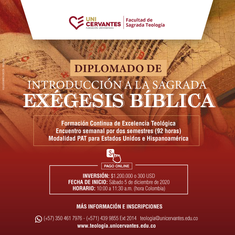 Diplomado de introduccin a la Sagrada Exgesis Bblica