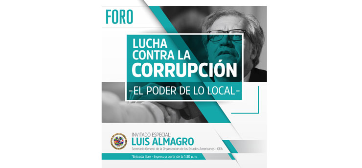Secretario General de la OEA hablar sobre lucha contra la corrupcin, en la UNAB
