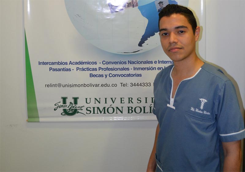 Estudiante de la Simn Bolvar, seleccionado para realizar pasantas en el Centro Mdico Richmond-Virginia