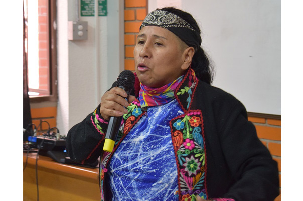 Julieta Paredes, feminista comunitaria de Bolivia visit la Universidad