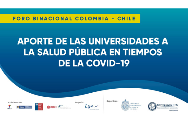 Expertos de Chile y Colombia expondrn el aporte de las universidades a la salud pblica durante la pandemia