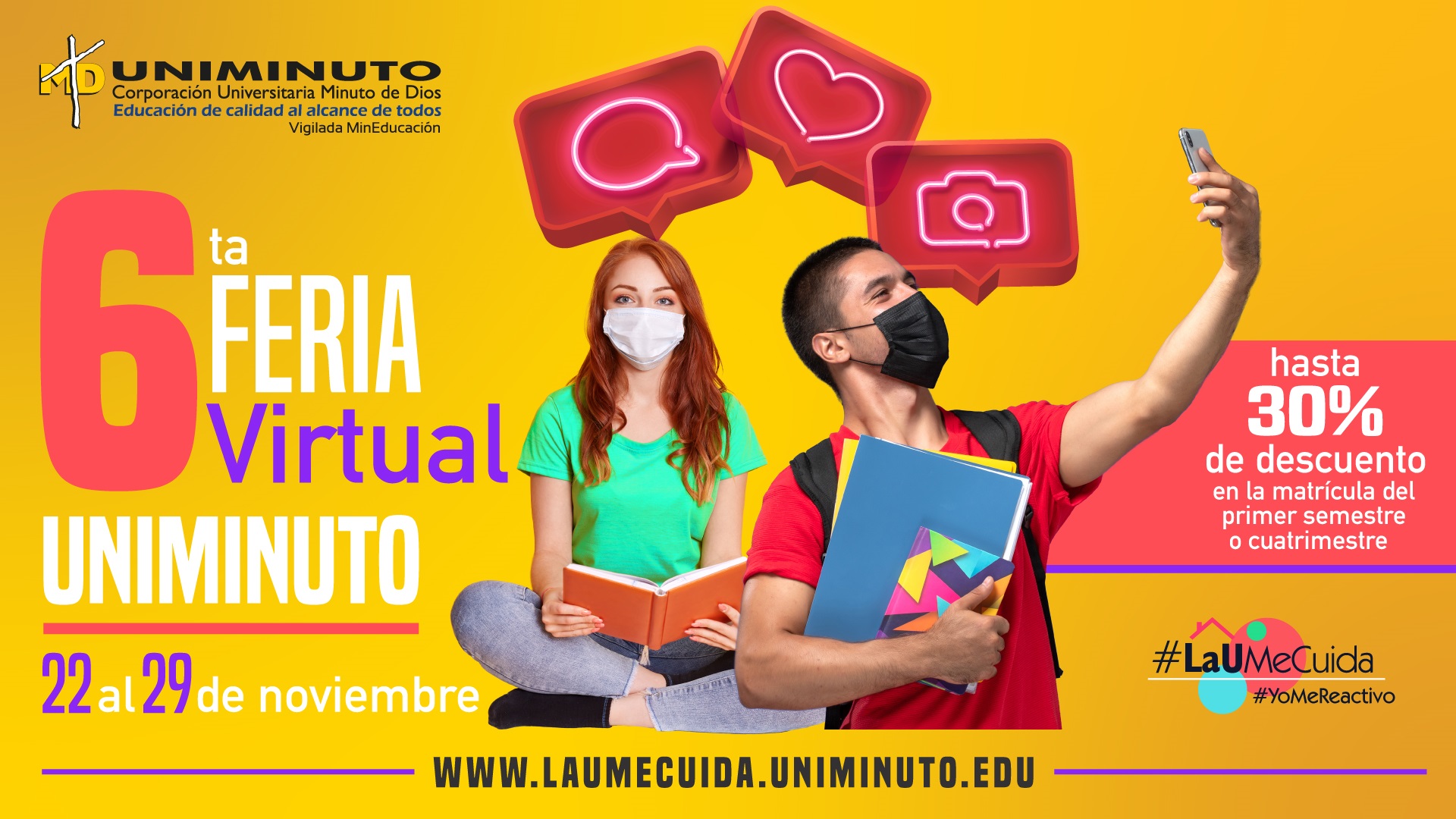 Con xito UNIMINUTO realizar su Sexta Feria Virtual a nivel nacional con una importante ayuda a los colombianos