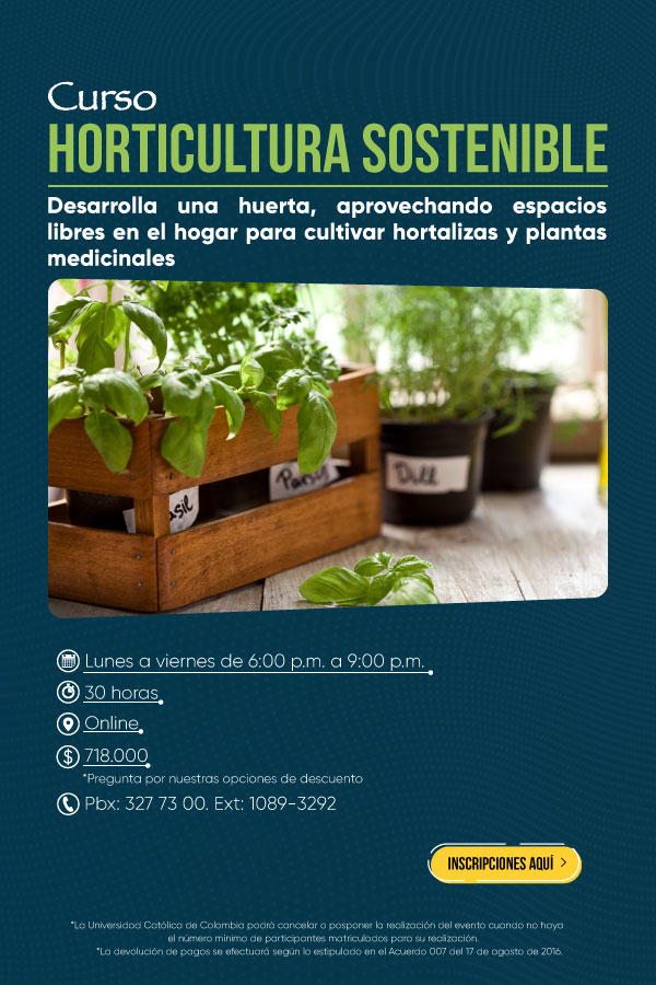Curso de Horticultura Sostenible - Online