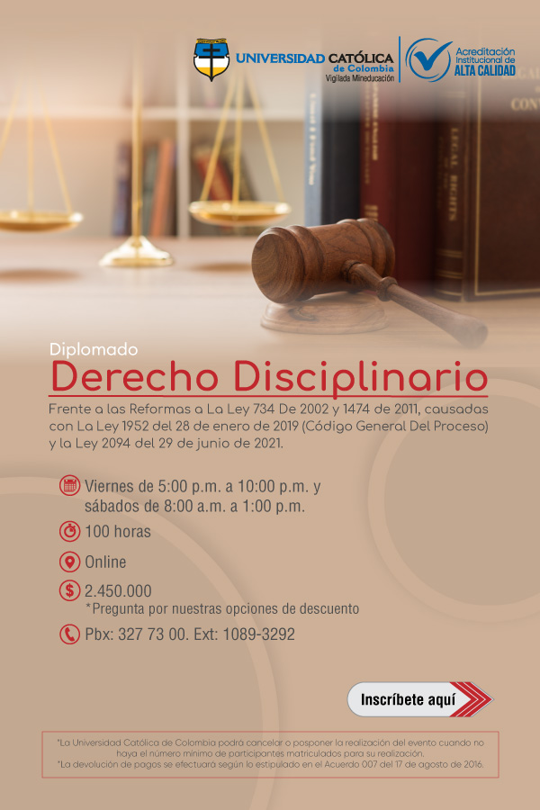 Diplomado en Derecho Disciplinario