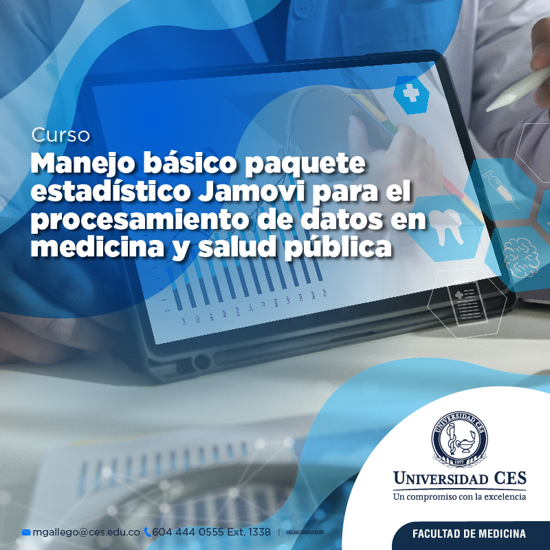 Manejo Básico Paquete Estadístico Jamovi Para El Procesamiento de Datos En Medicina y Salud Pública  Online