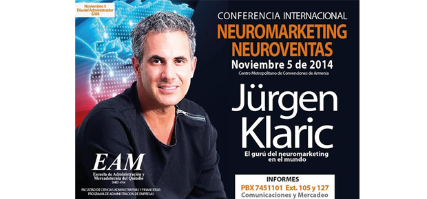 Jrgen Klaric, nmero uno en el mundo en Neuromarketing, estar en la EAM