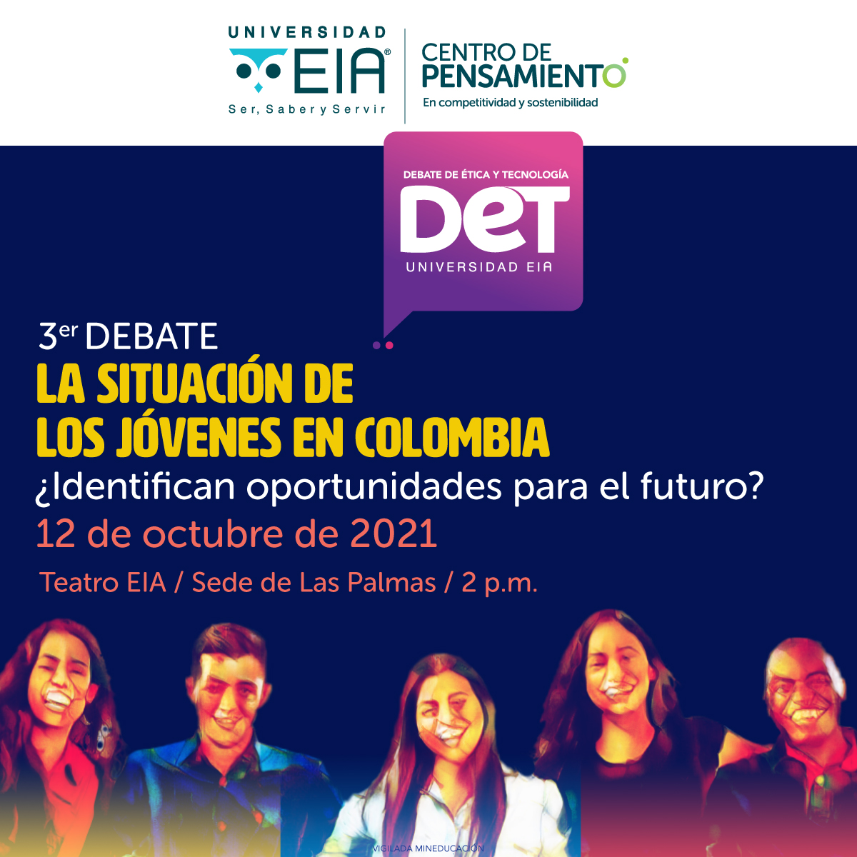 Tercer Debate de Ética y Tecnología: la situación de los jóvenes en Colombia
